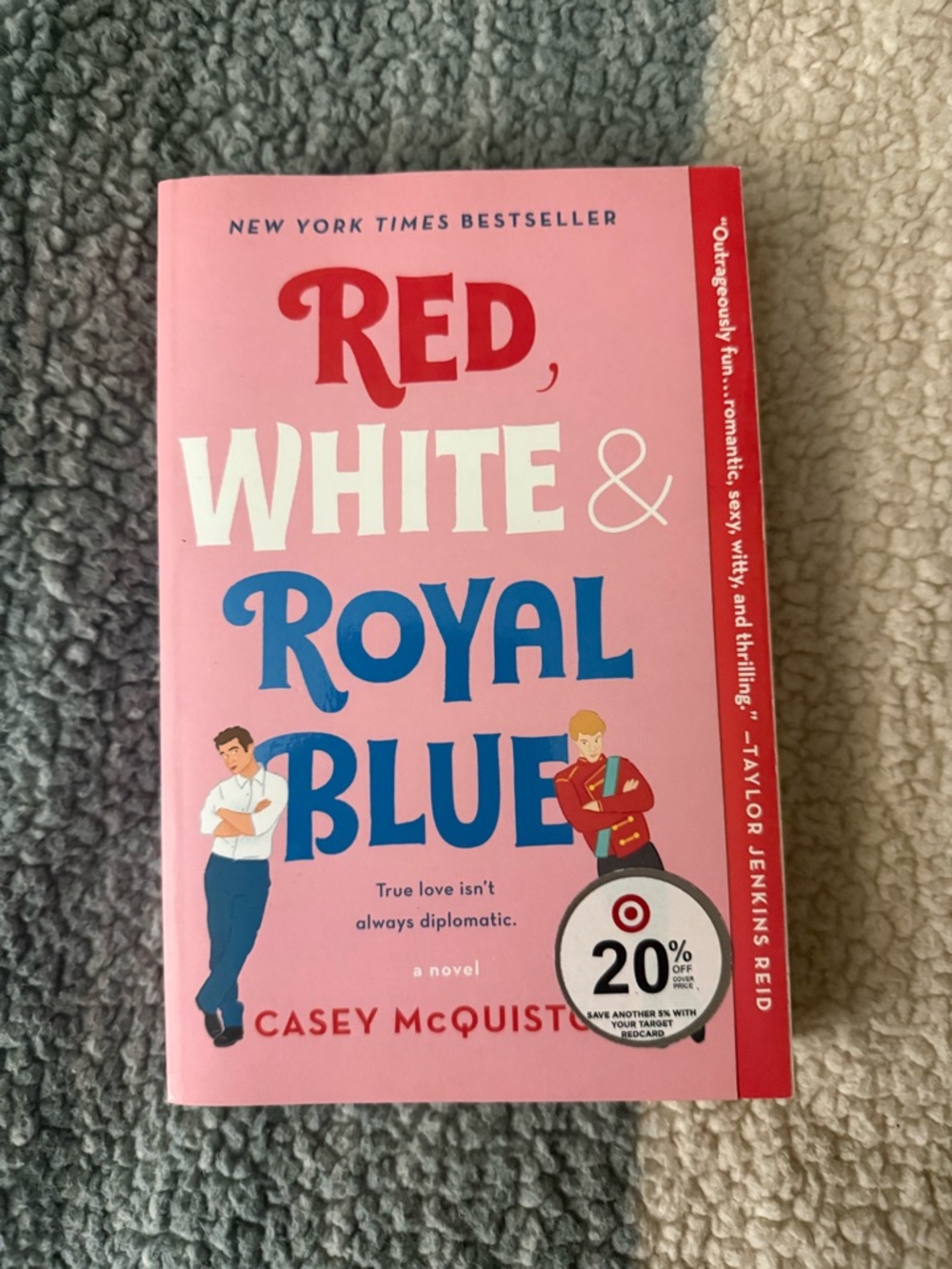 Red, White & Royal Blue by Casey McQuiston - Pink Cover